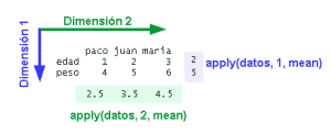 Función apply en R