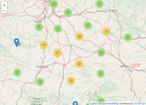 ejemplo de mapa de agrupamiento en R