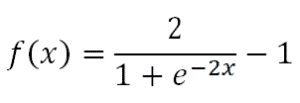 Función tangente hiperbólica