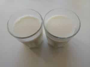 2 vasos de leche